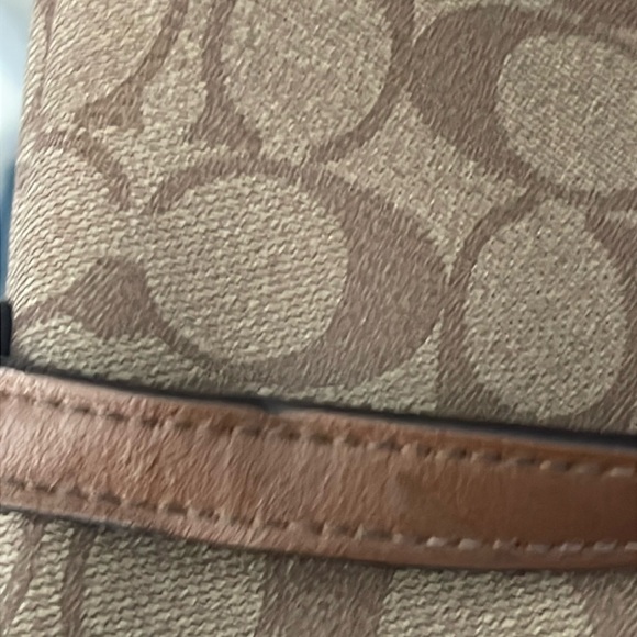 Coach Brown Signature Crossbody Bag with Adjustable Strap - Picture 16 of 16